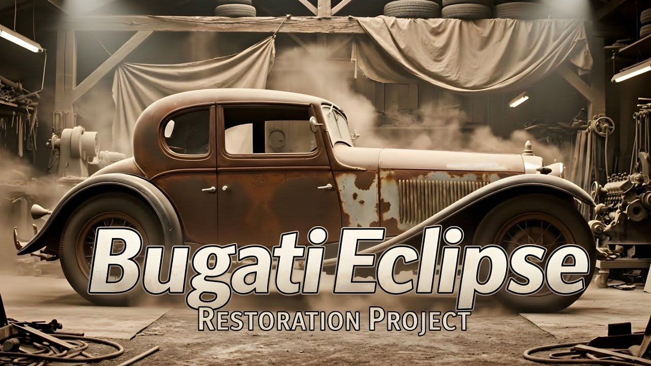 I Found a Bugatti Eclipse in Wasteland | From Abonden to New Zero meter Bugatti Eclipse full process