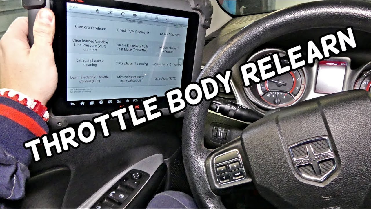 DODGE JOURNEY THROTTLE BODY RELEARN CALIBRATE. FIAT FREEMONT