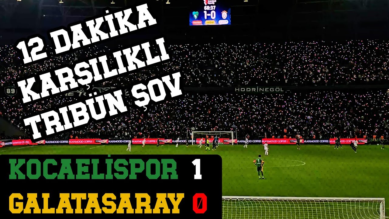 Tribün Dersi #101 - 33 Bin Taraftarla 12 Dk Karşılıklı Tribün Nasıl Yapılır #kocaelispor