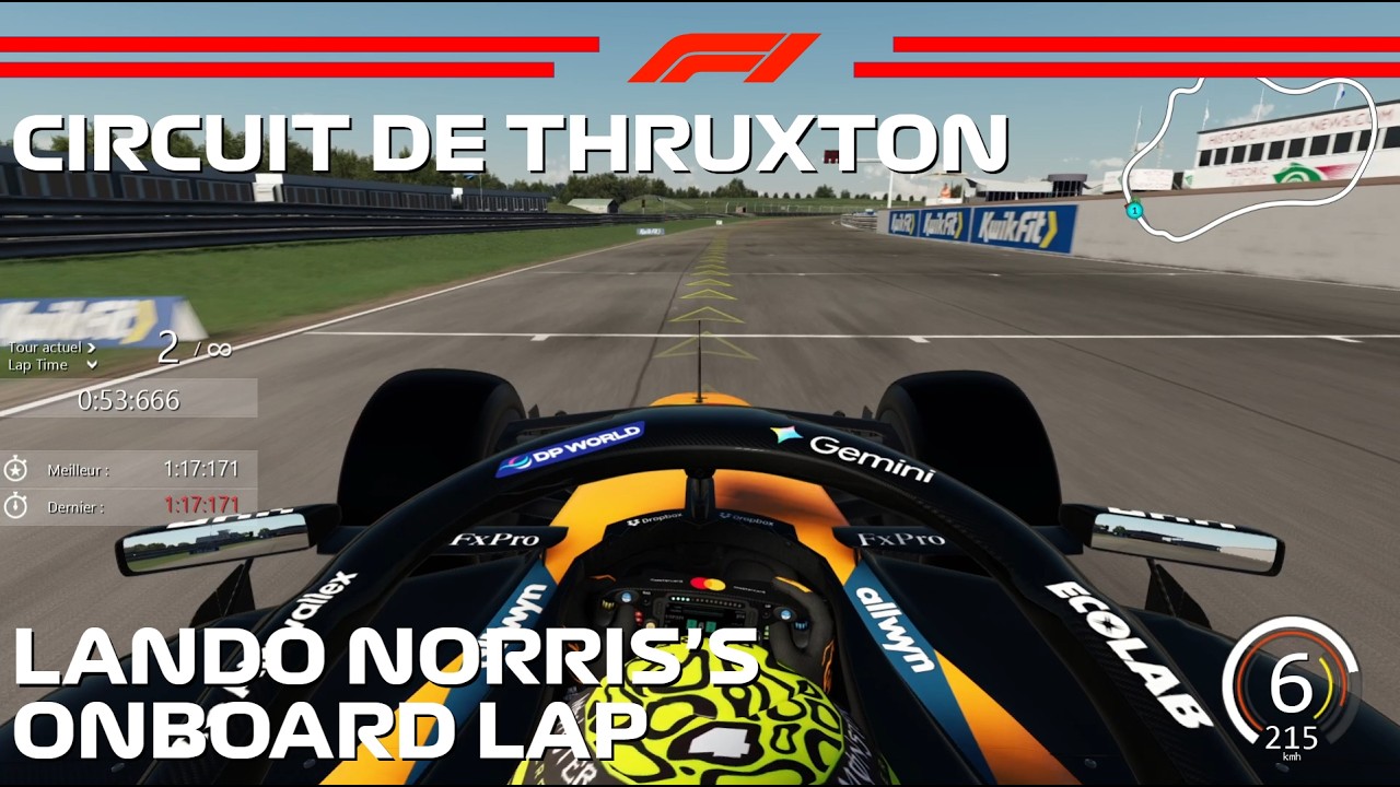 F1 2026 Circuit de Thruxton | Lando Norris Onboard - Assetto Corsa