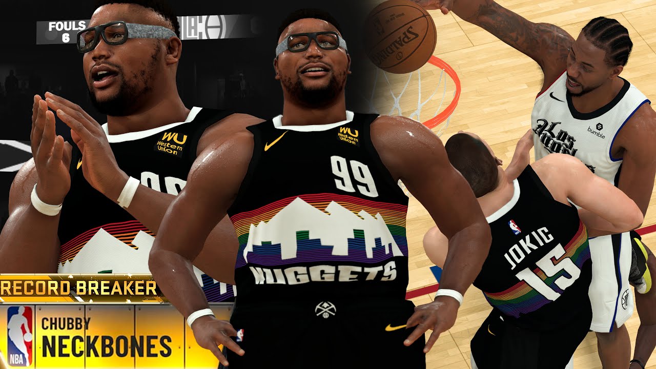 Breaking The Assist Record! Kawhi Crazy Contact Dunk! NBA 2K20 Chubby Neckbones Ep.12