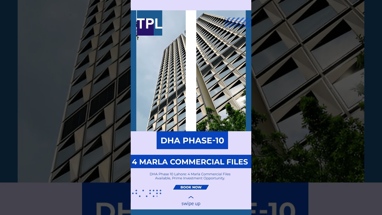4 Marla Commercial Files DHA Phase 10 Avaiabel