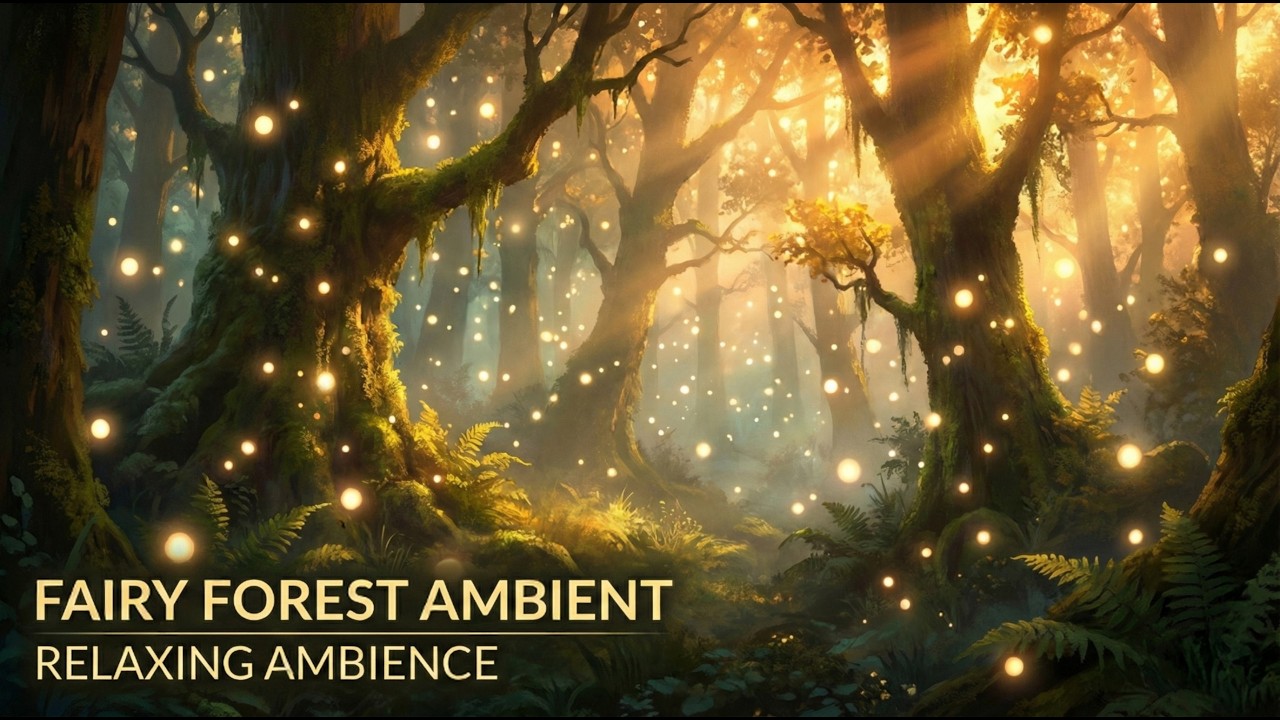 Fairy Forest Fantasy Ambient Music (1 Hour) | Calm Writing & Reading Atmosphere