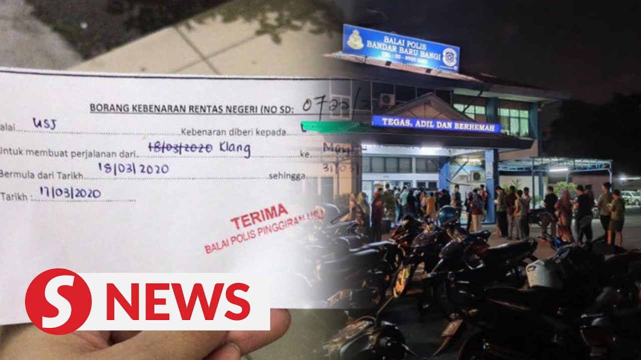 The rush to get interstate travel permit at police stations