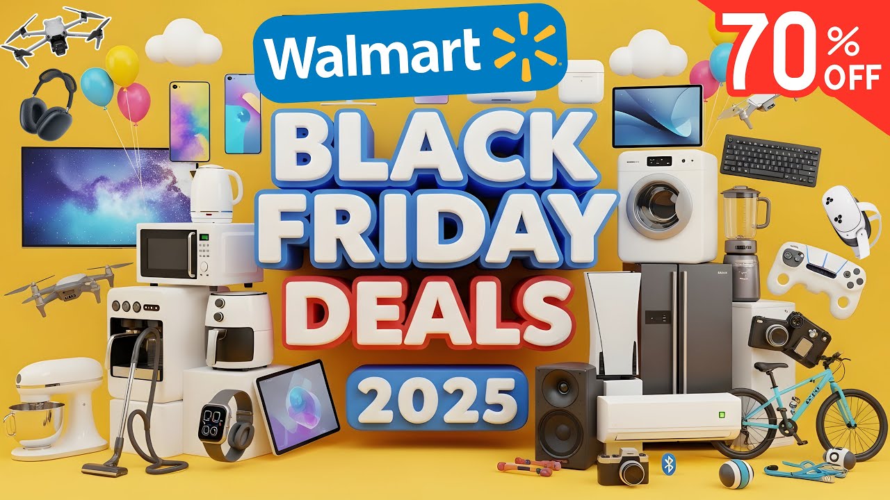 42 НЕЗАБЫВАЕМЫХ предложения от Walmart в Черную пятницу 2025 года, которые нельзя пропустить