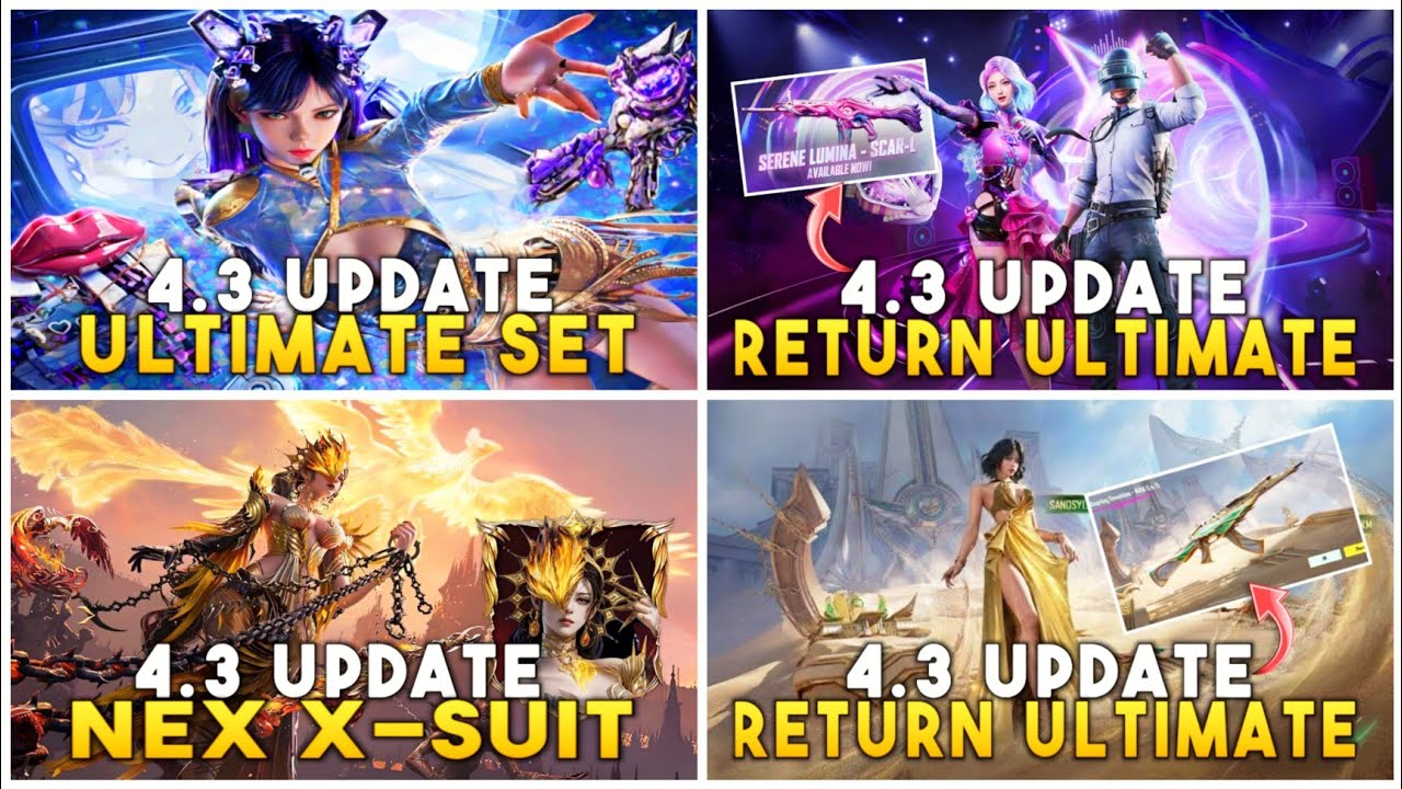 😱BGMI 4.3 ULTIMATE LEAKS | NEW UPGRADEABLE JOKAR AKM🔥 | PHOENIXTRA NEW X-SUIT | 4.3 RETURN ULTIMATE