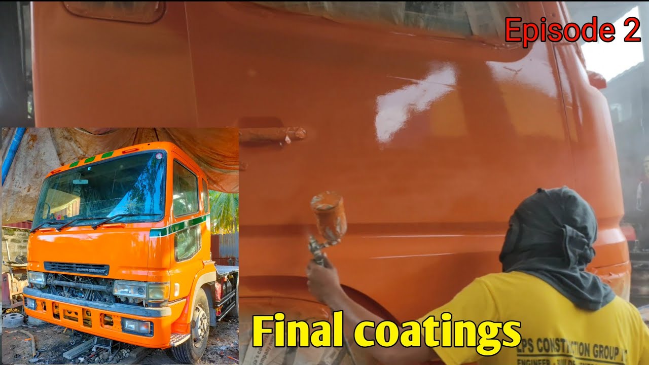 Paano mag spray/FUSO SUPER GREAT repaint | episode 2 | Kidnanz tv