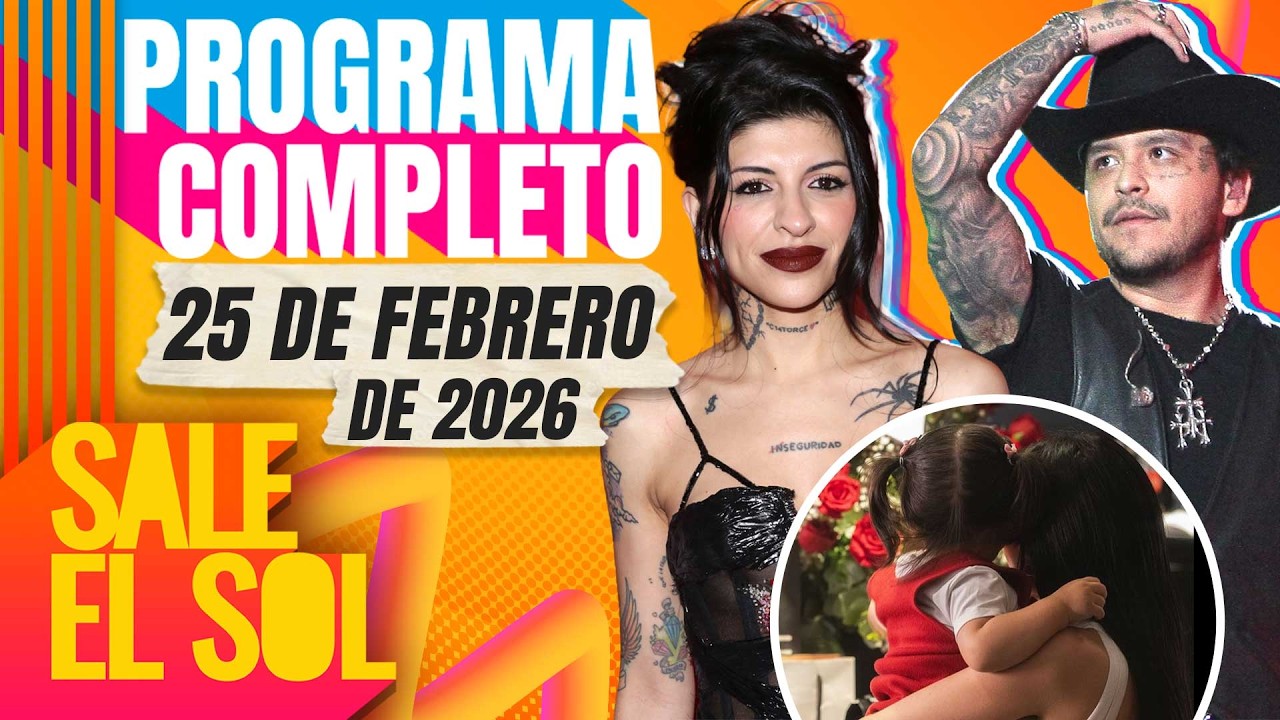¡Christian Nodal ARREMETE LEGALMENTE contra Cazzu para ver a su hija! | Completo Sale el Sol 25/2/26