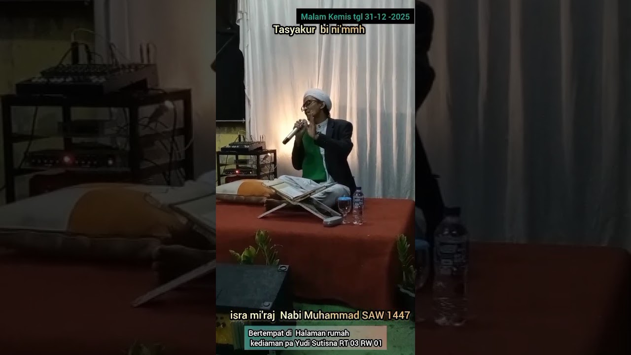 Tasyakur bi ni'mah, isra mi'raj di penggantian tahun 2025 - 2026