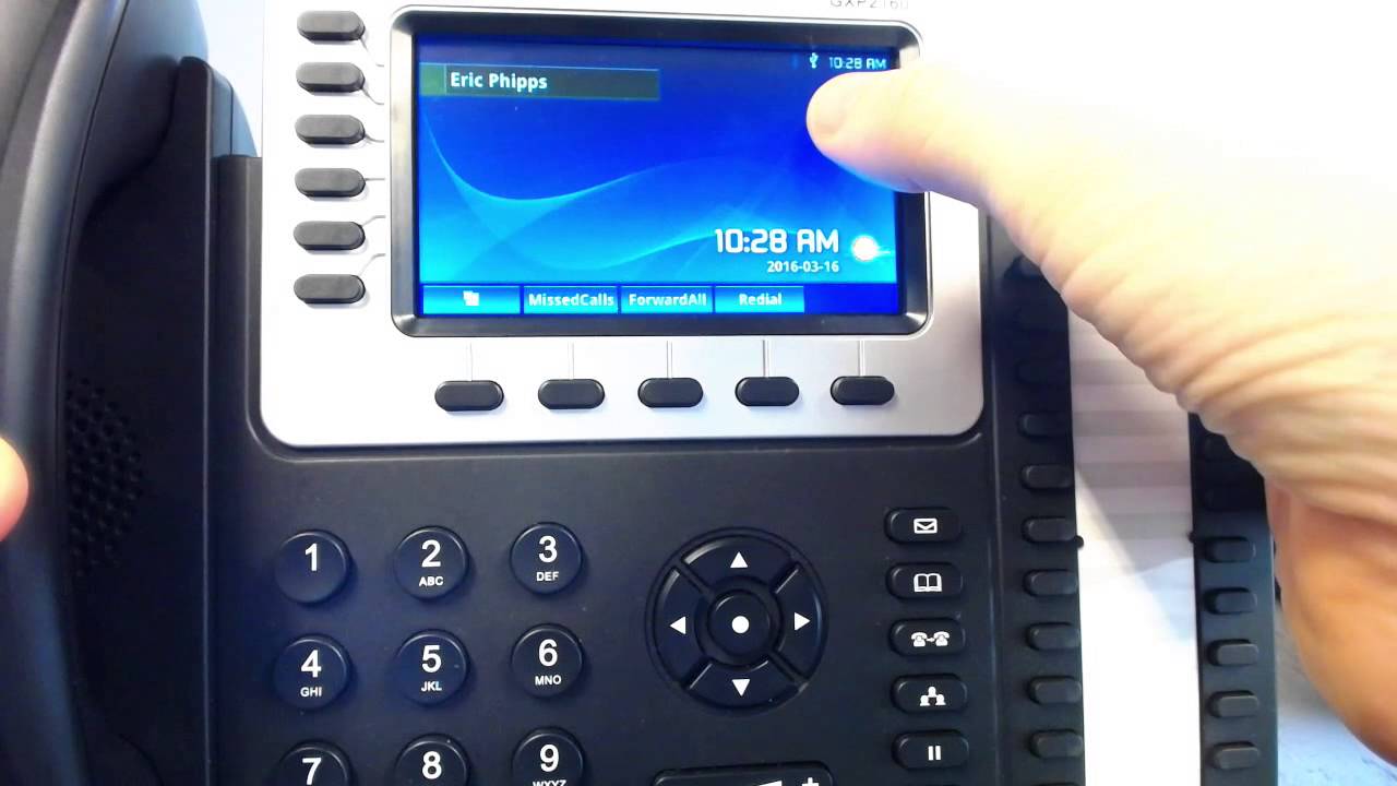 Grandstream GXP2140 and 2160 Local Call Recording Demo