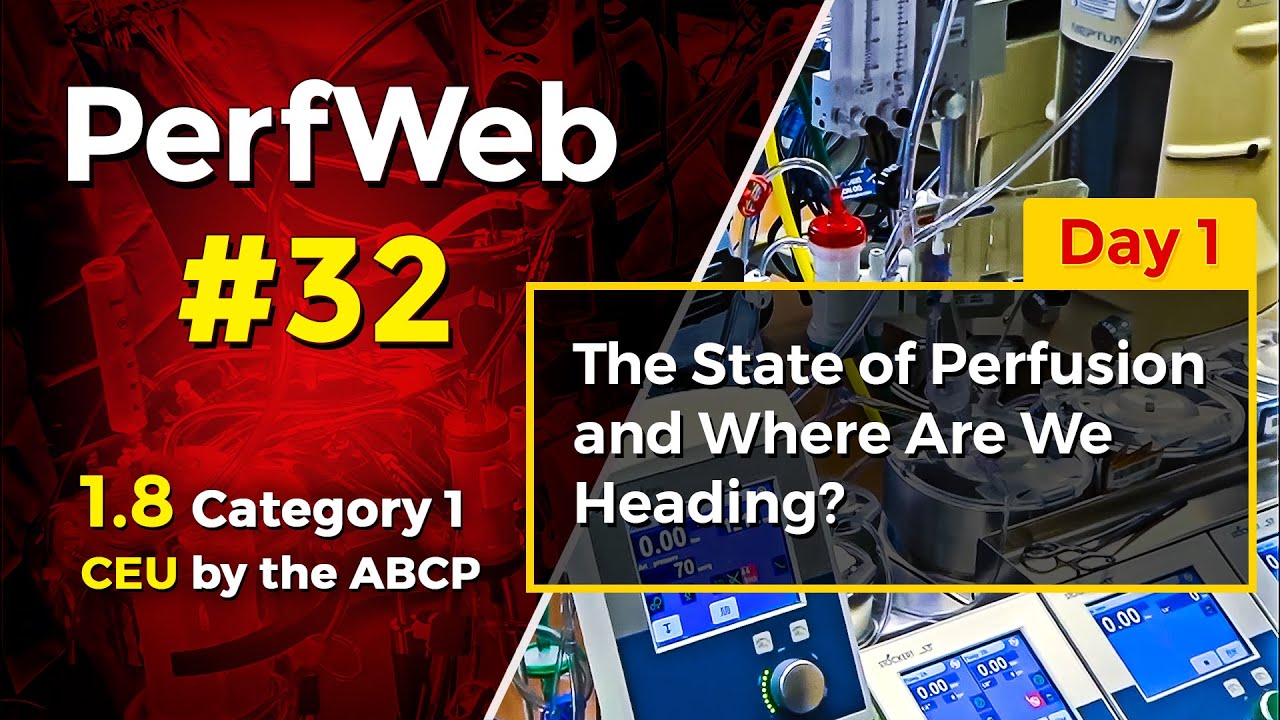The state of perfusion and where are we heading?
