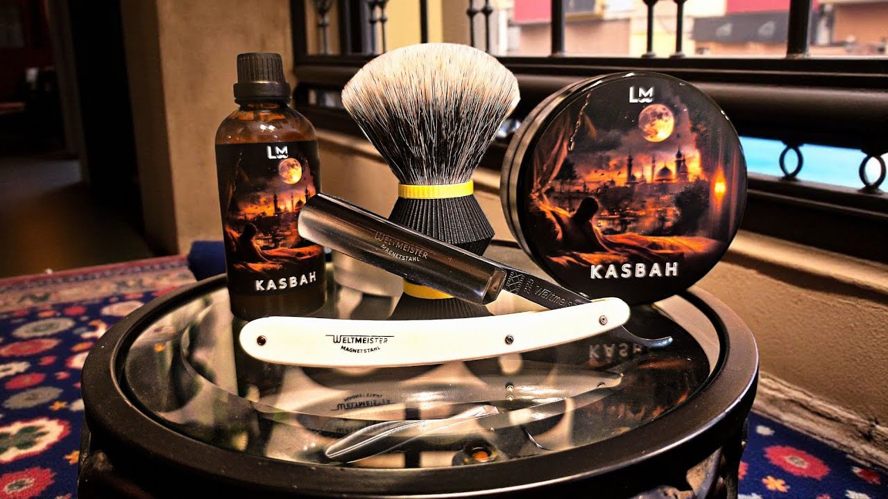 LATHER MAFIA SET KASBAH 💈WELTMEISTER 💈CF BRUSH 