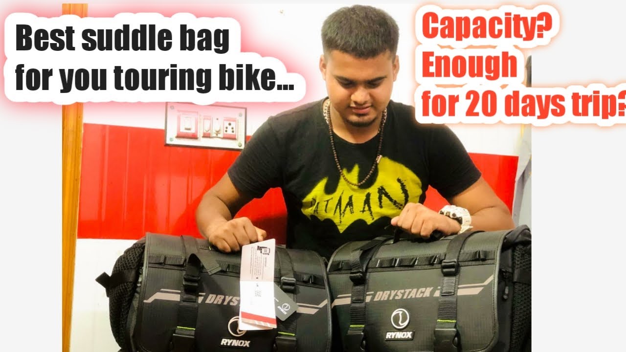 Rynox Drystack saddle bag full review | Storage | mounting (Ladakh Preparation)