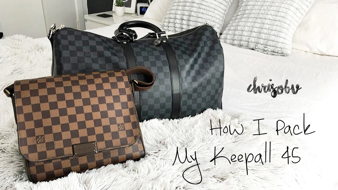Louis Vuitton // What fits in my Keepall 45