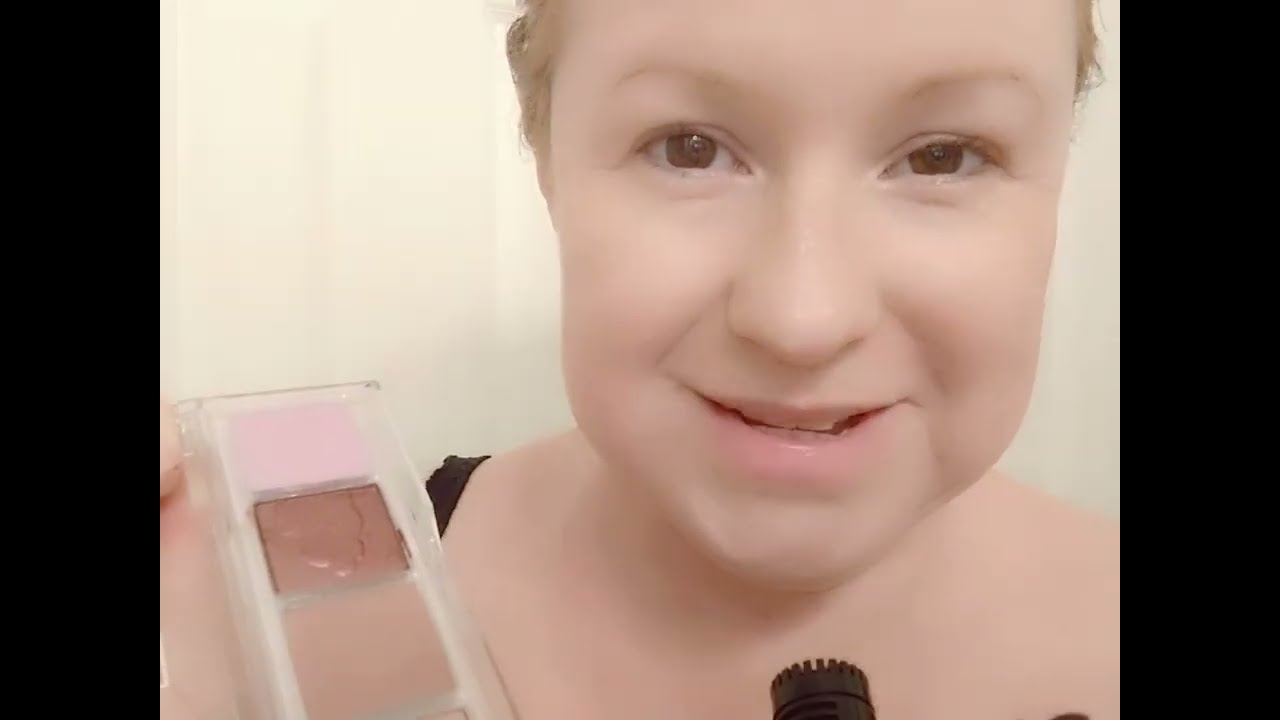 Doing my Makeup ASMR new eyeshadow 