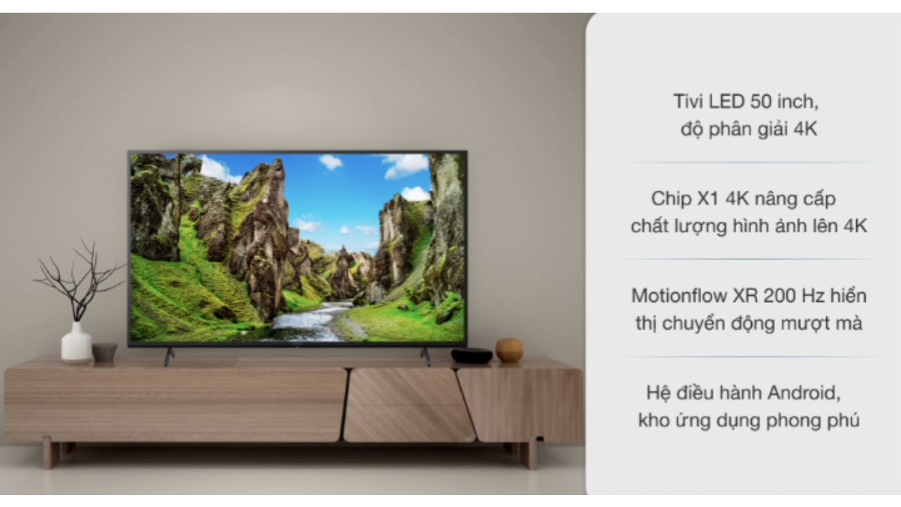 Android Tivi Sony 4K 50 inch KD-50X75