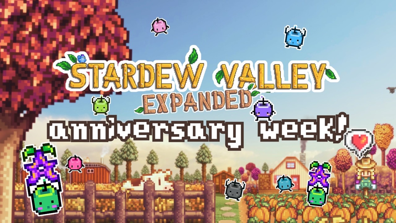 stardew valley anniversary week | starting year 1 fall 🍂