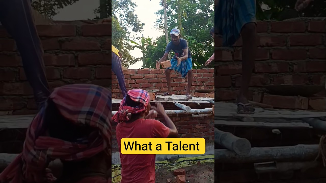 Mason's Talent #construction #masonskills #villagework