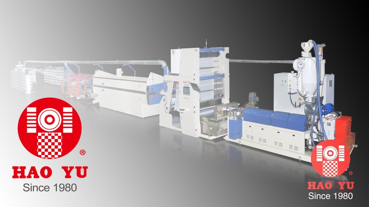 PP/HDPE High-Speed Flat Yarn Extrusion Line (HY7/SP-80NHE) with Advanced Features－HAO YU