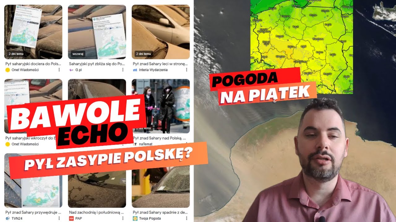 RADIOAKTYWNY OPAD iJĘZOR PYŁU nad Polską. Co to się stanęło? BAWOLE ECHO! i Prognoza pogody.