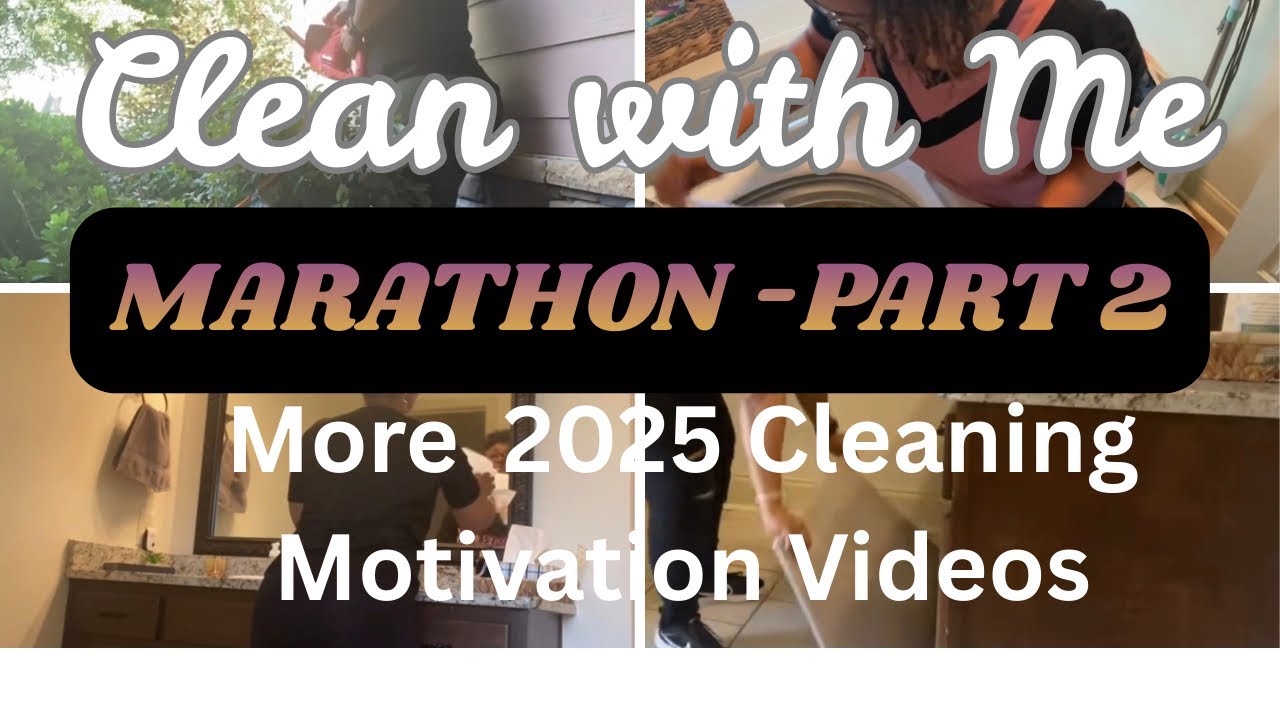 Clean with me | Marathon-More 2025 Cleaning Video compilation-Part 2