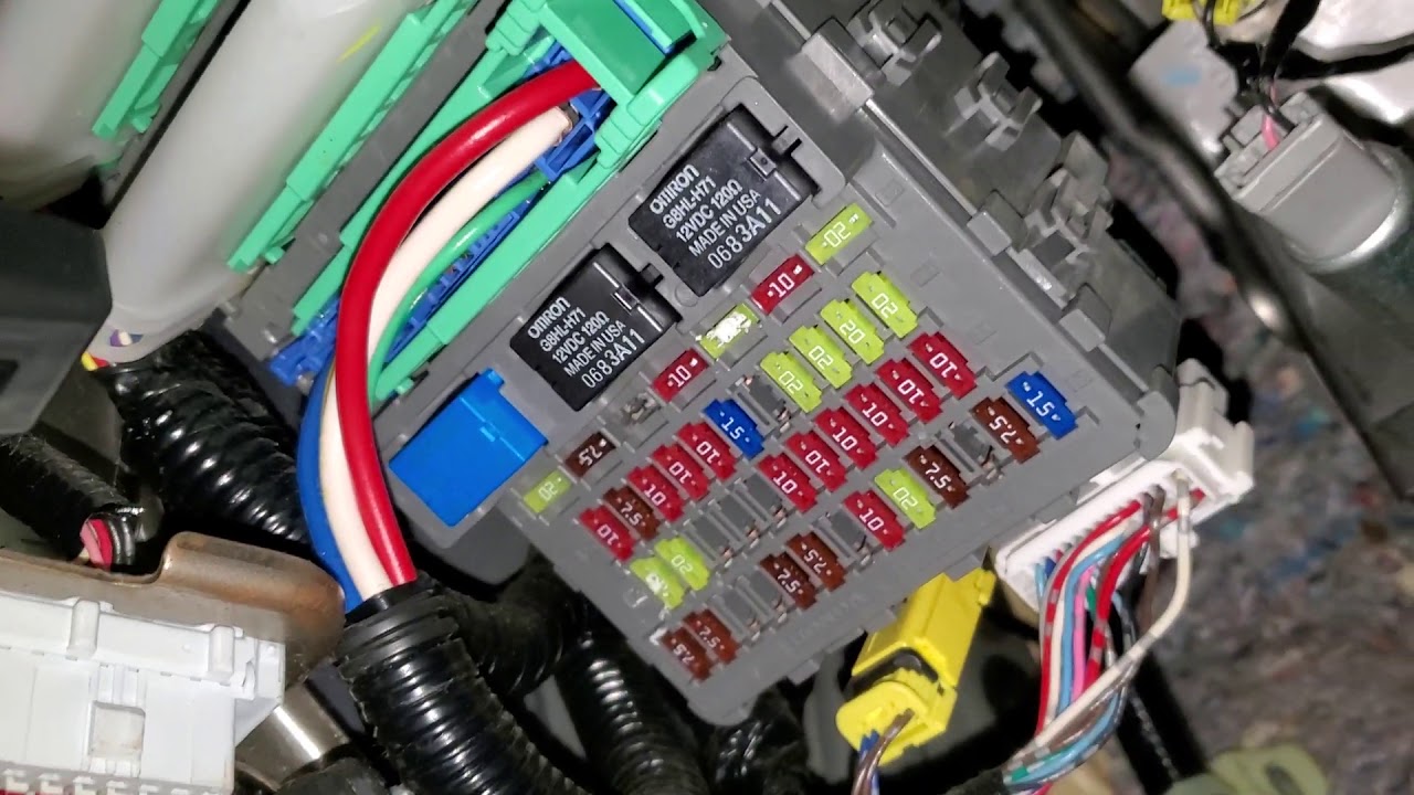 2014 Honda Accord Radio Fuses