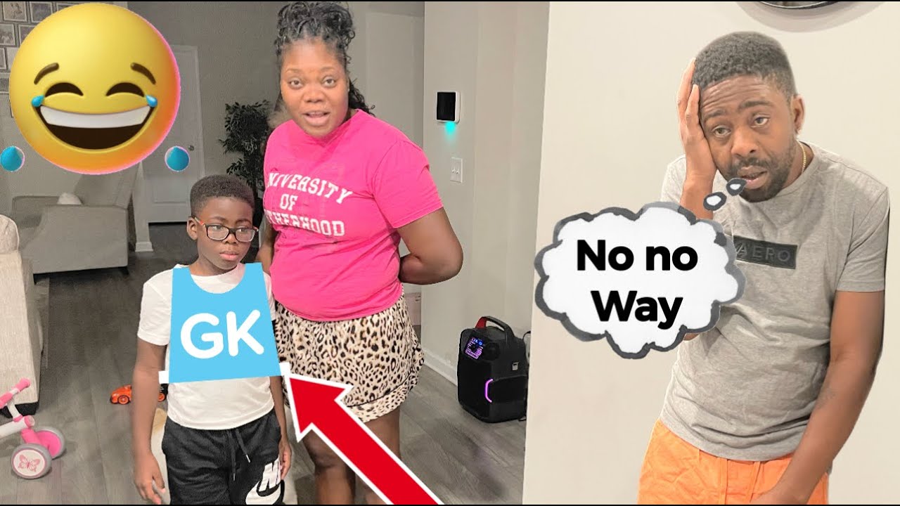 MY 7 YEARS OLD SON ASK HIS JAMAICAN DAD TO PLAY NETBALL **dad wasn’t happy**