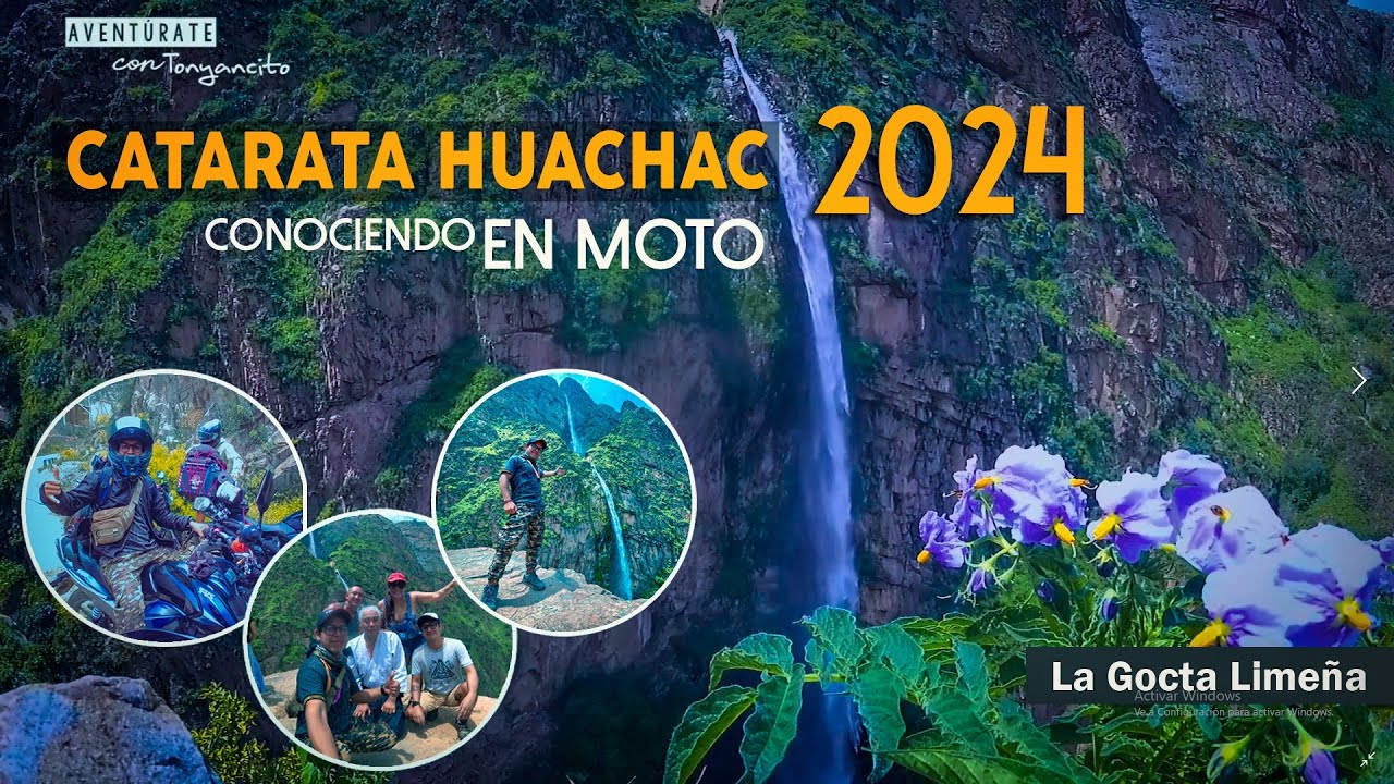 VIAJE EN MOTO A LA CATARATA HUACHAC 2024 🏍️🔥|  Aventúrate con Tonyancito