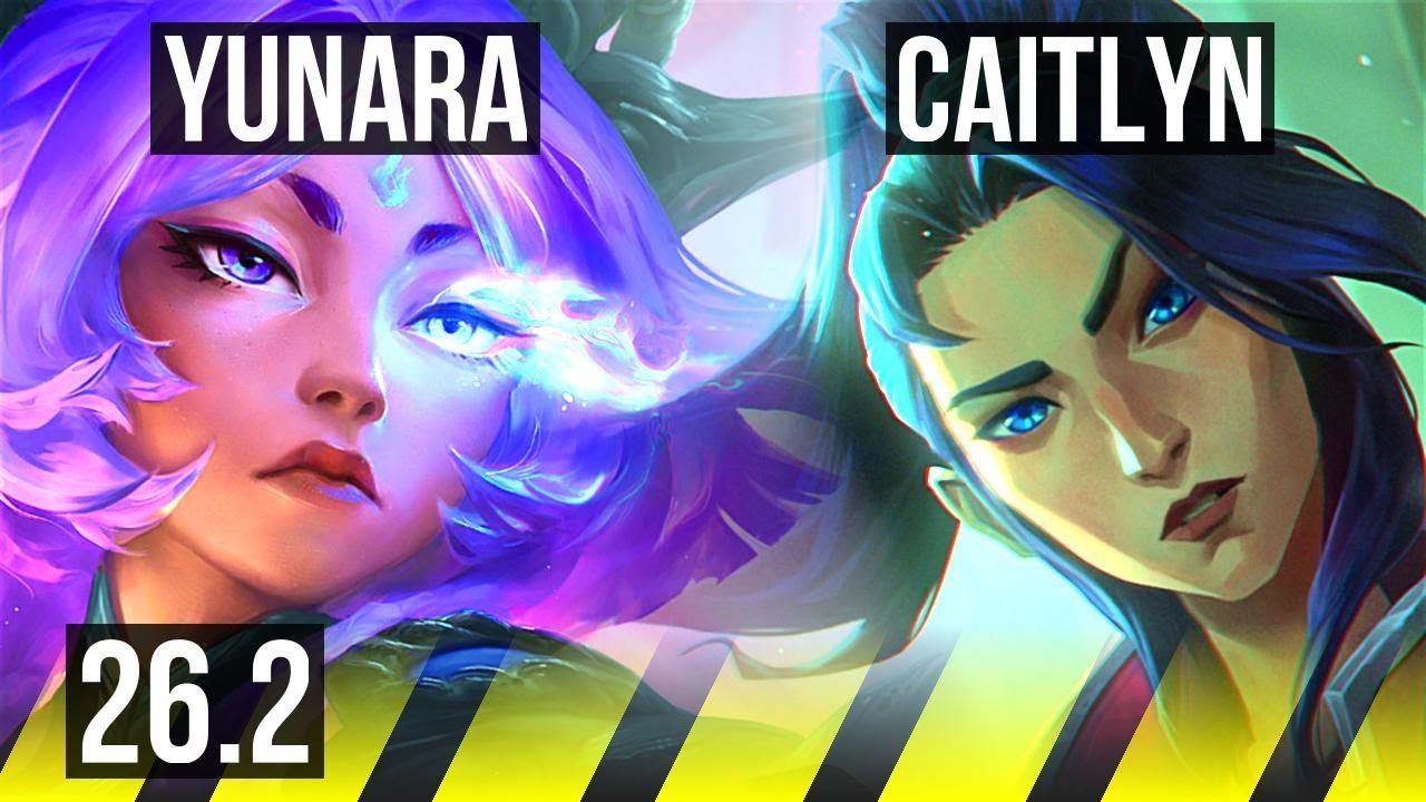 YUNARA & Lulu vs CAITLYN & Morgana (ADC) | Perfect KDA: 17/0/6 | EUW Master | 26.2