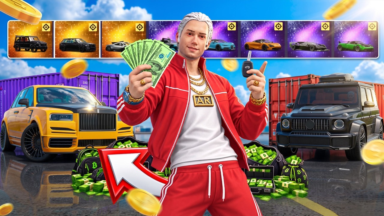 ABRIR O NOVO CONTAINER E GANHEI TODOS OS CARROS RAROS DO FLEX CITY