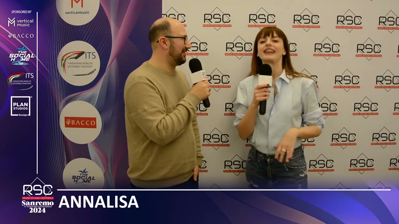 Le interviste di RSC ai big di Sanremo 2024 - Annalisa