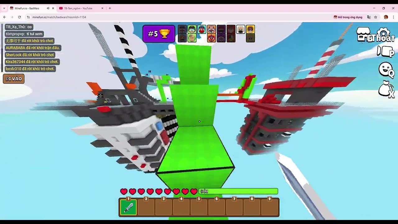 MineFun io chơi bewar cùng fann