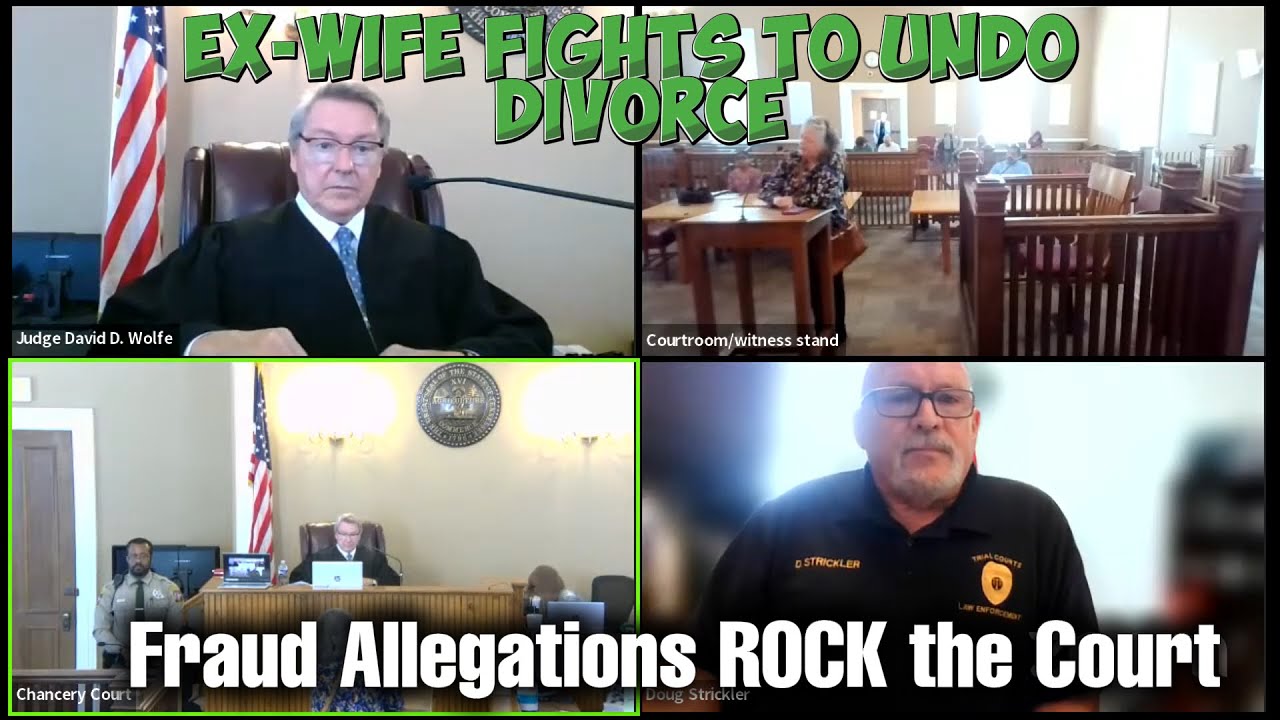 Ex-Wife Fights to Undo Divorce&mdash;Fraud Allegations ROCK the Court #familycourt