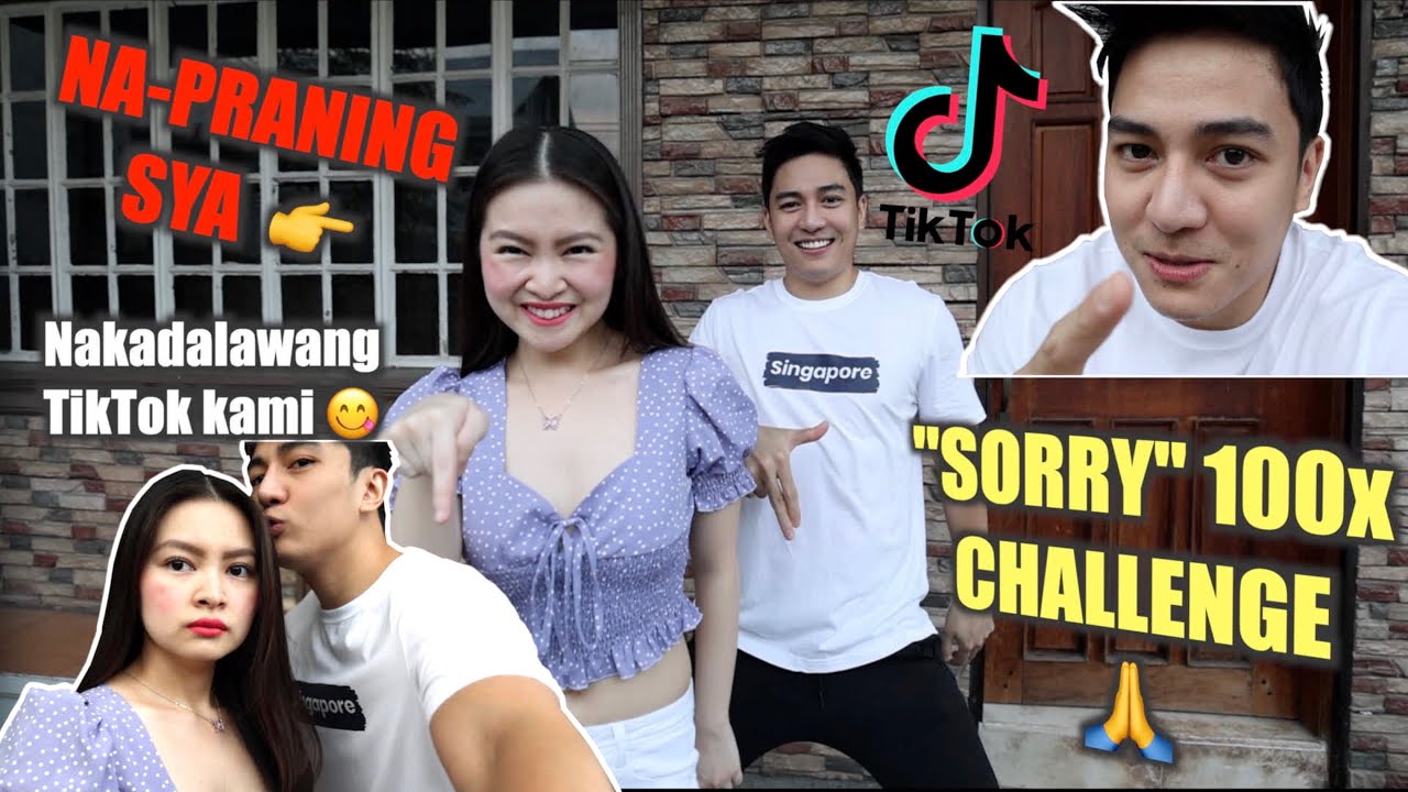 TIKTOK AND SORRY 100x CHALLENGE (NA-PRANING SYA) Part 1