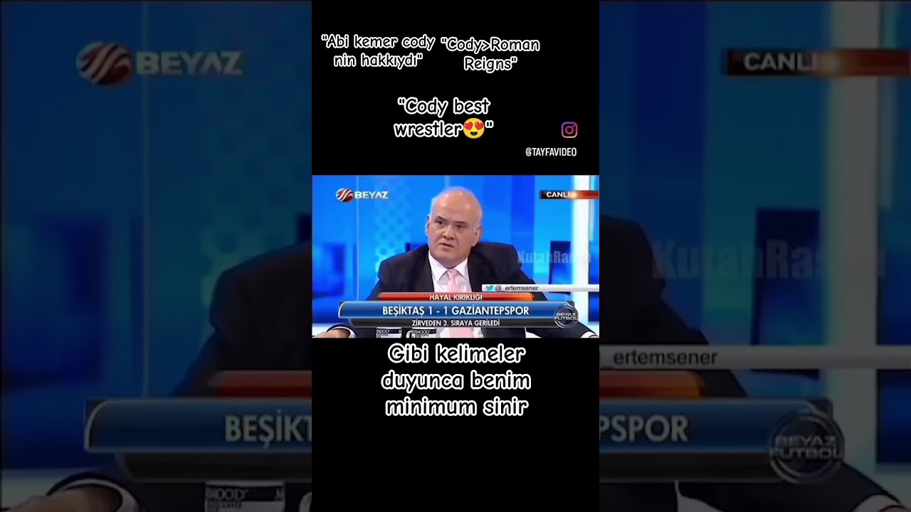 Cody ne kardeşim ne zevksiz adamsınız aw #romanreings
