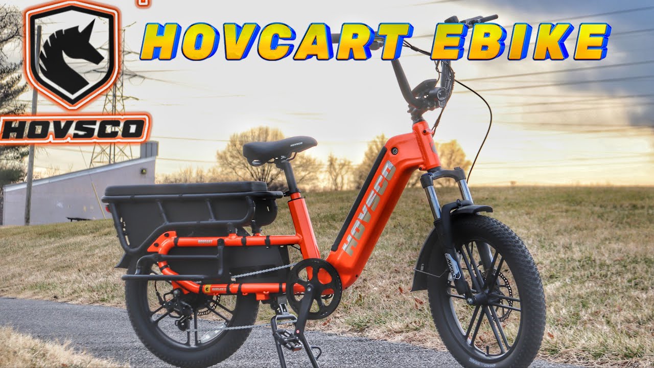WE GOT A GREAT NEW BIKE! THE HOVSCO HOVCART E bike!