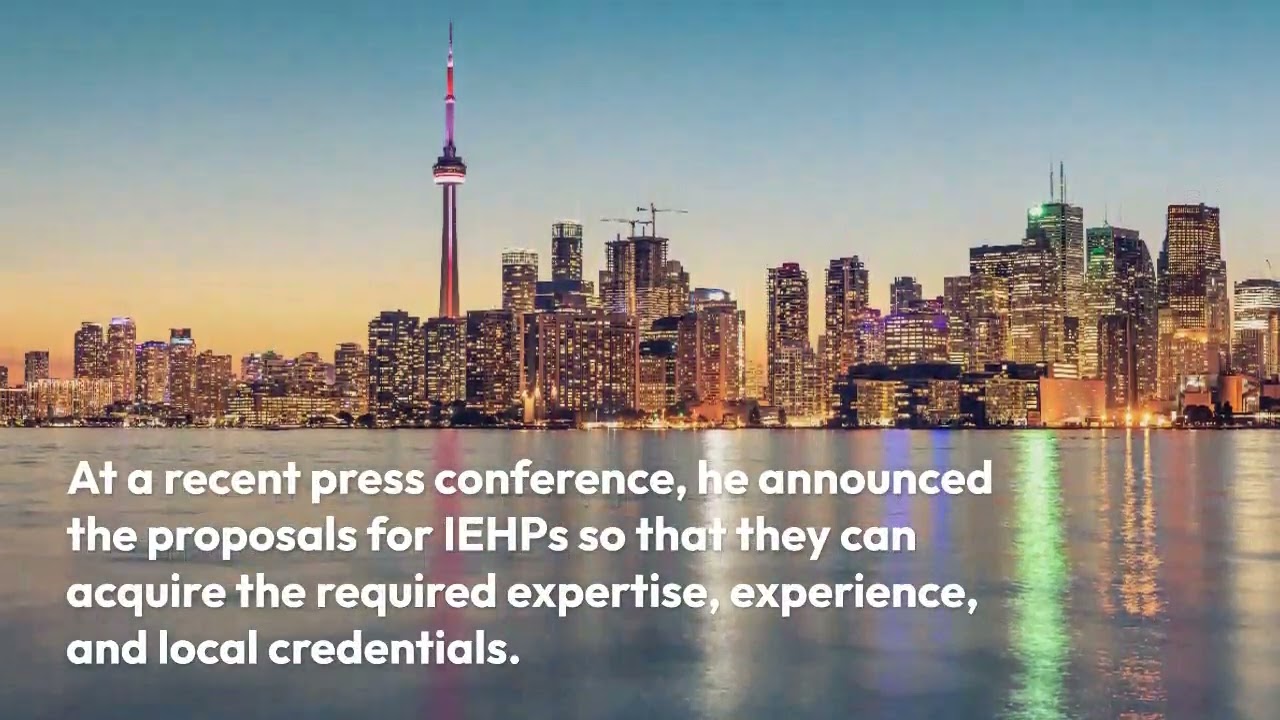 Canada's healthcare sector- proposals for IEHPs  | MakeHomeCanada
