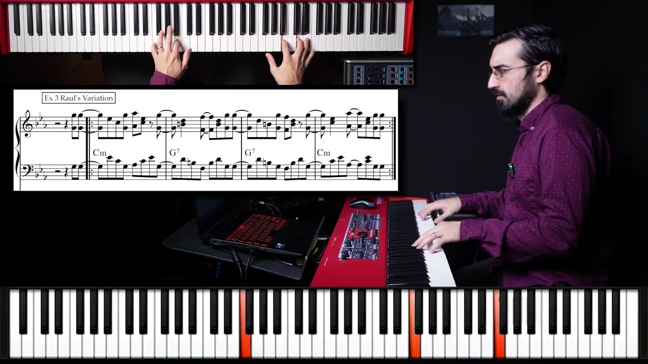 La Vida es un Carnaval Montuno Original piano