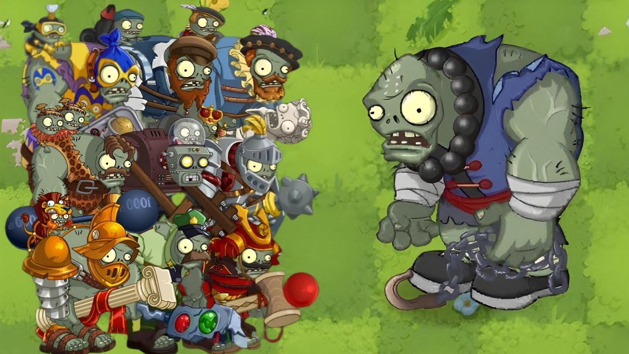 Agile Bronze Gargantuar Vs. ALL Gargantuar / Plants Vs. Zombies 2