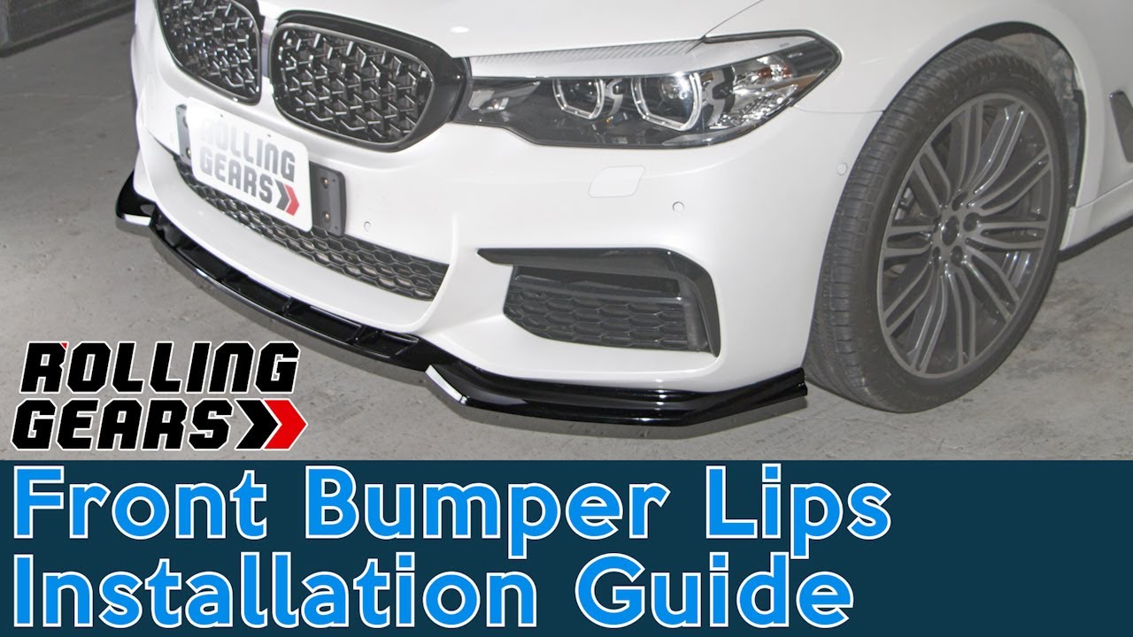 Rolling Gears Front Bumper Lips Installation Guide