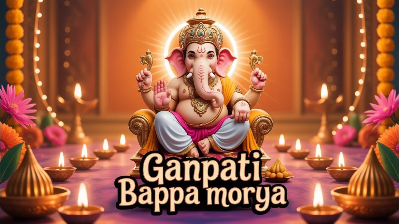 ✨ Ganpati Bappa Morya | दमदार गणपति भक्ति गीत | Energetic Ganesha Song 2025