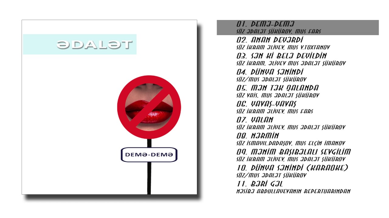 Ədalət Ş&uuml;k&uuml;rov &mdash; Demə-Demə | 2002