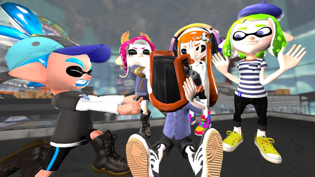 Анимация Splatoon — Тупое ведро и кальмары