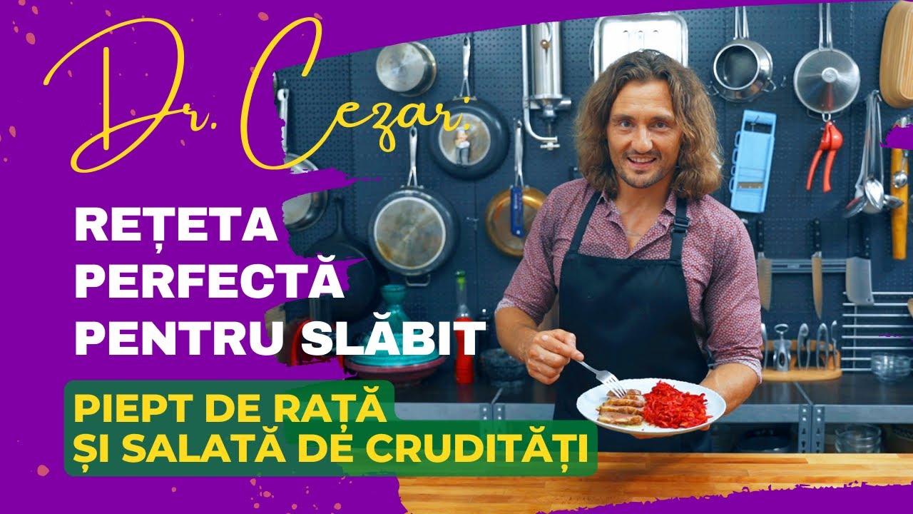 Dr Cezar: Piept de rata si salata de cruditati. Simplu si delicios!