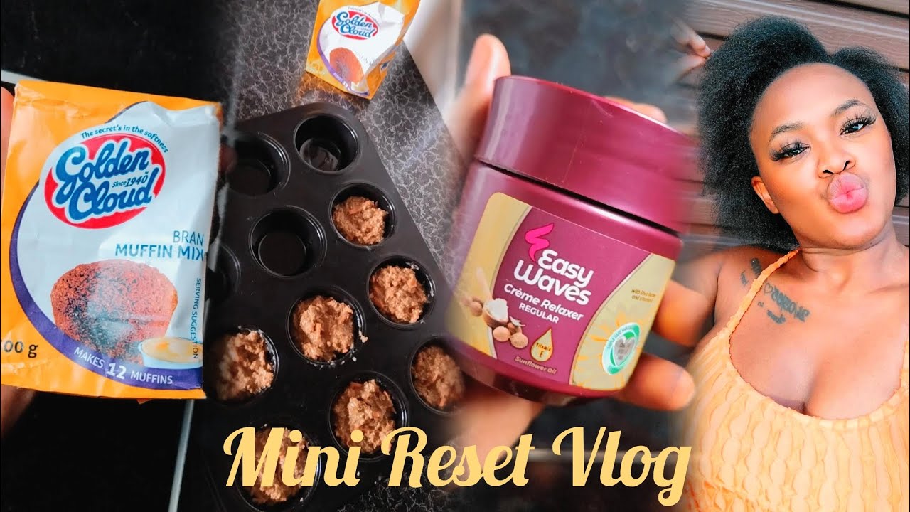 Bran muffins(baking) | 1st step to getting flat relaxed hair