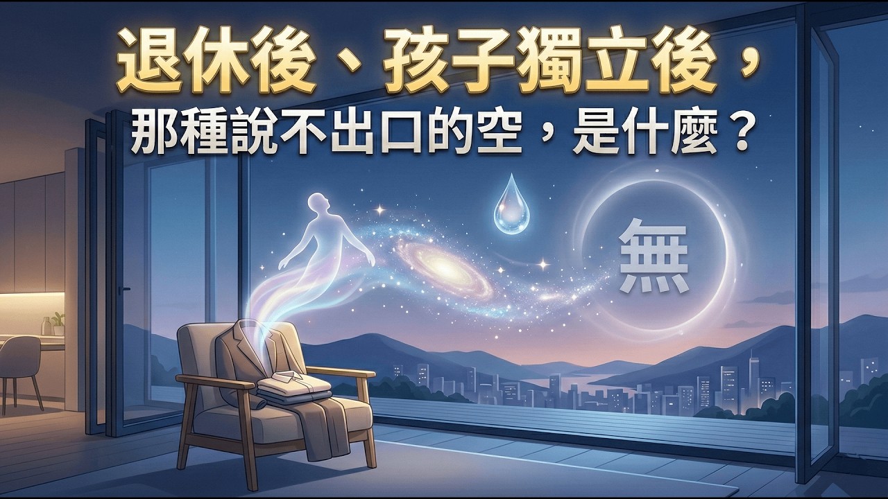 孩子獨立後，那種「說不出口的空」到底是什麼？佛陀說：那是你找回「本來面目」的唯一出口。