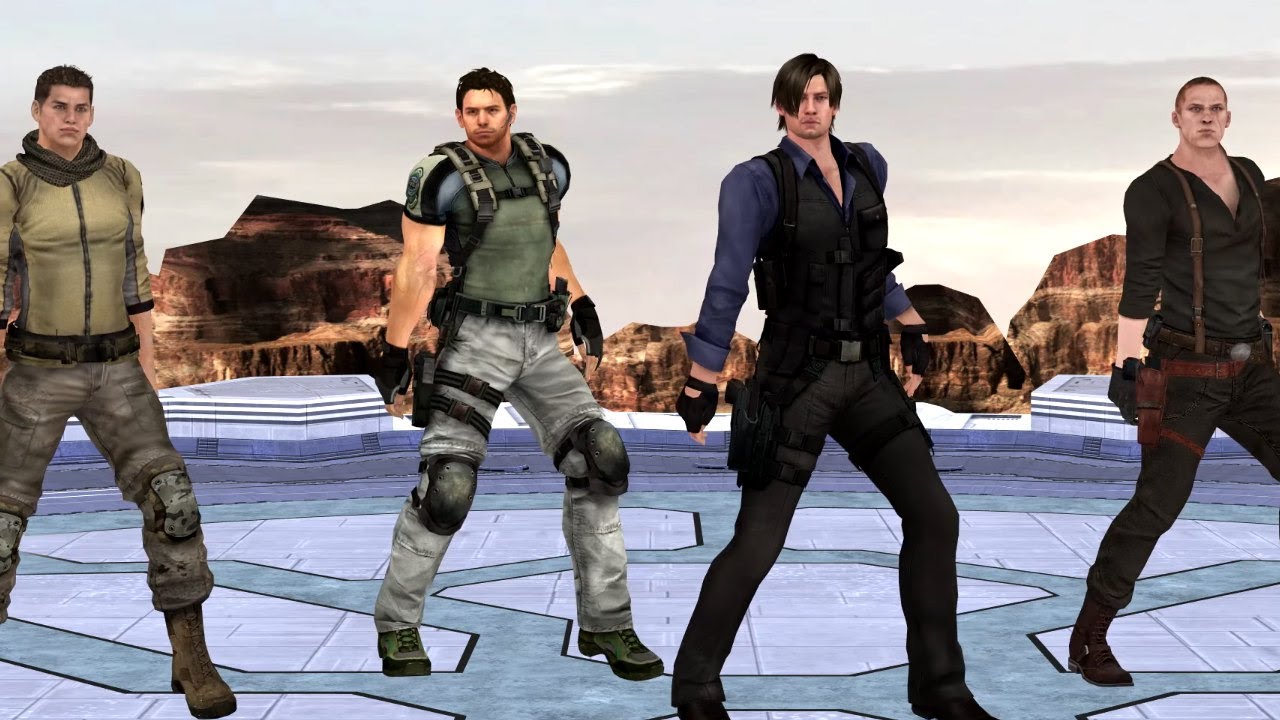 [MMD] September / Earth Wind & Fire - Leon Kennedy, Chris Redfield, Piers, Jake dance Resident Evil