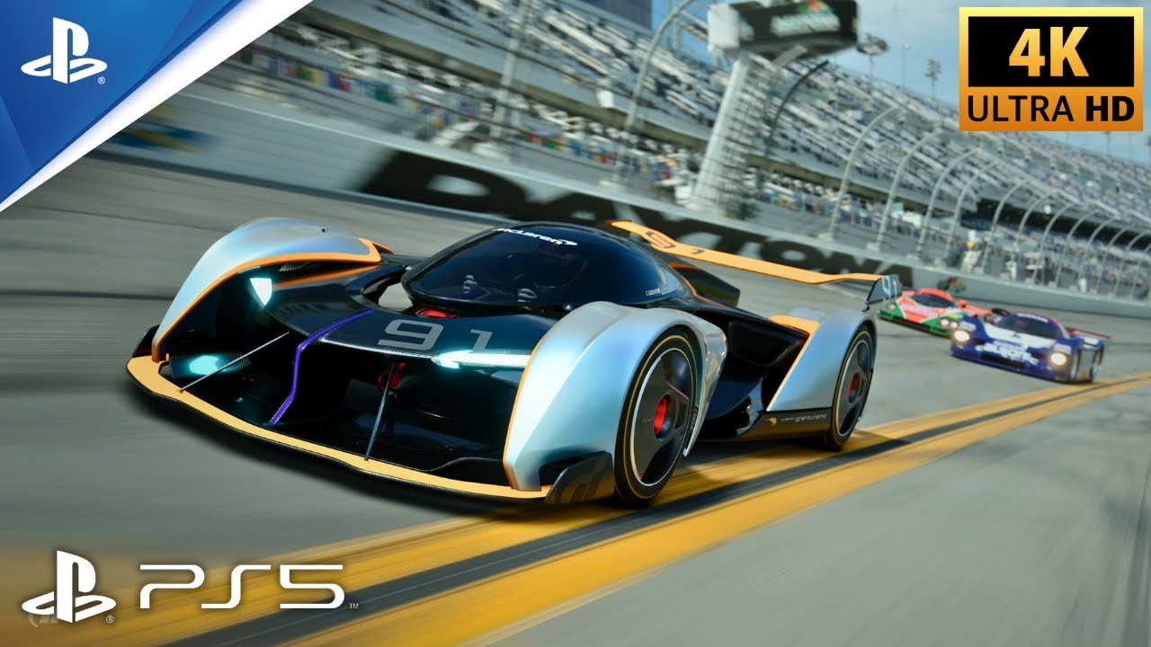 Gran Turismo 7 - McLaren VGT at Daytona Road Course | Group 1 Prototype Series Weekly Challenge [4K]