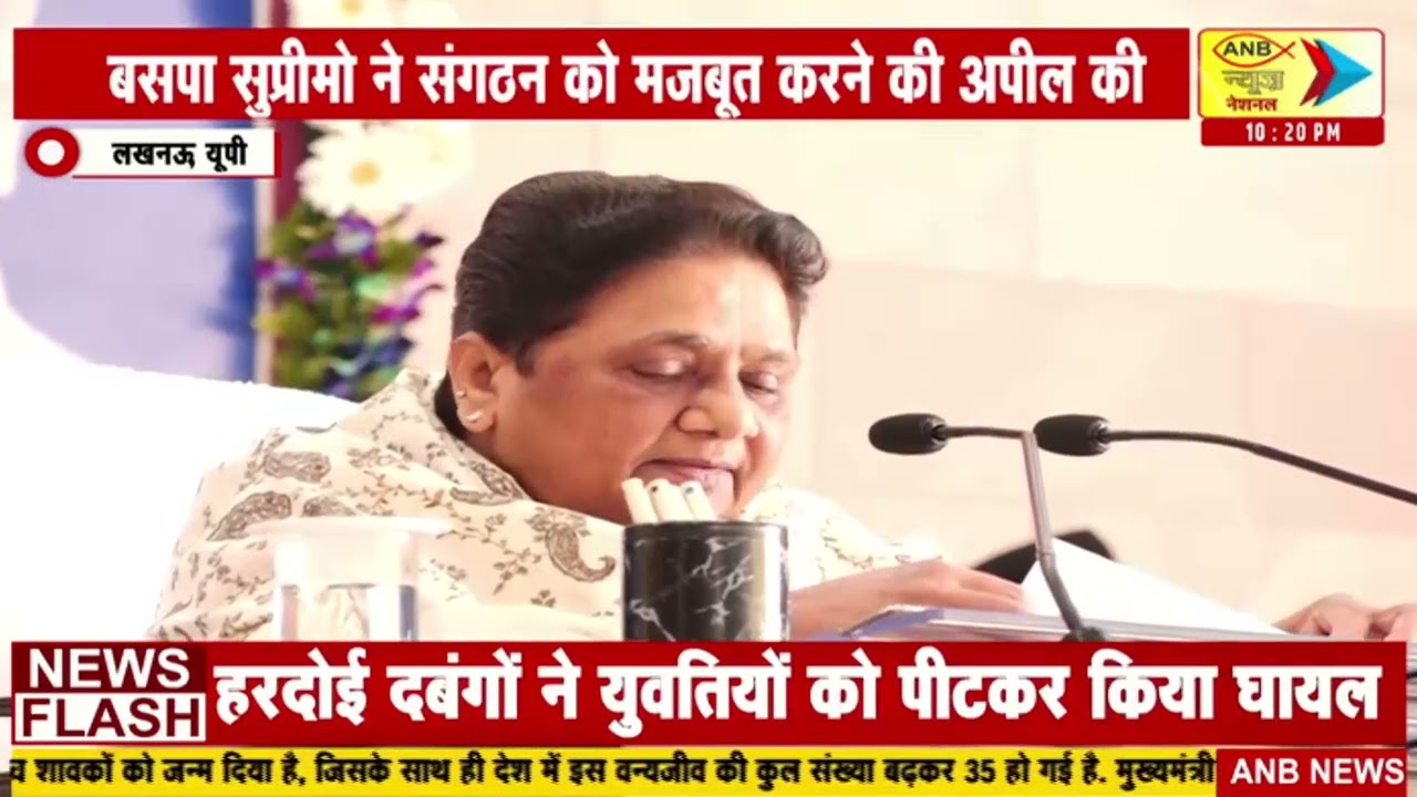 यूपी : मायावती ने बसपा कार्यकर्ताओं को सक्रिय रहने का संदेश दिया : ANB NEWS