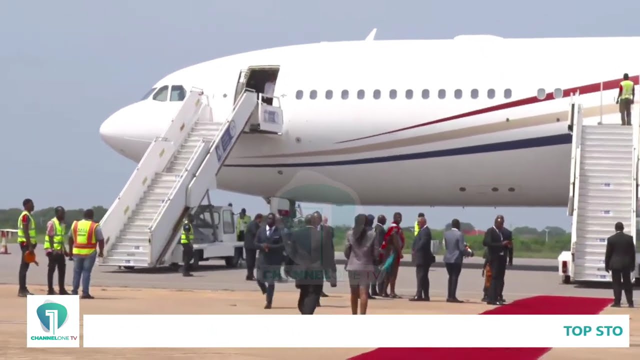 Historic Moment: King Mswati of Eswatini Arrives in Ghana | Grand Welcome Ceremony